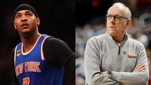 "He made the team better": Jim Boeheim makes feelings clear on Carmelo Anthony getting critiqued by George Karl, Phil Jackson (Exclusive)