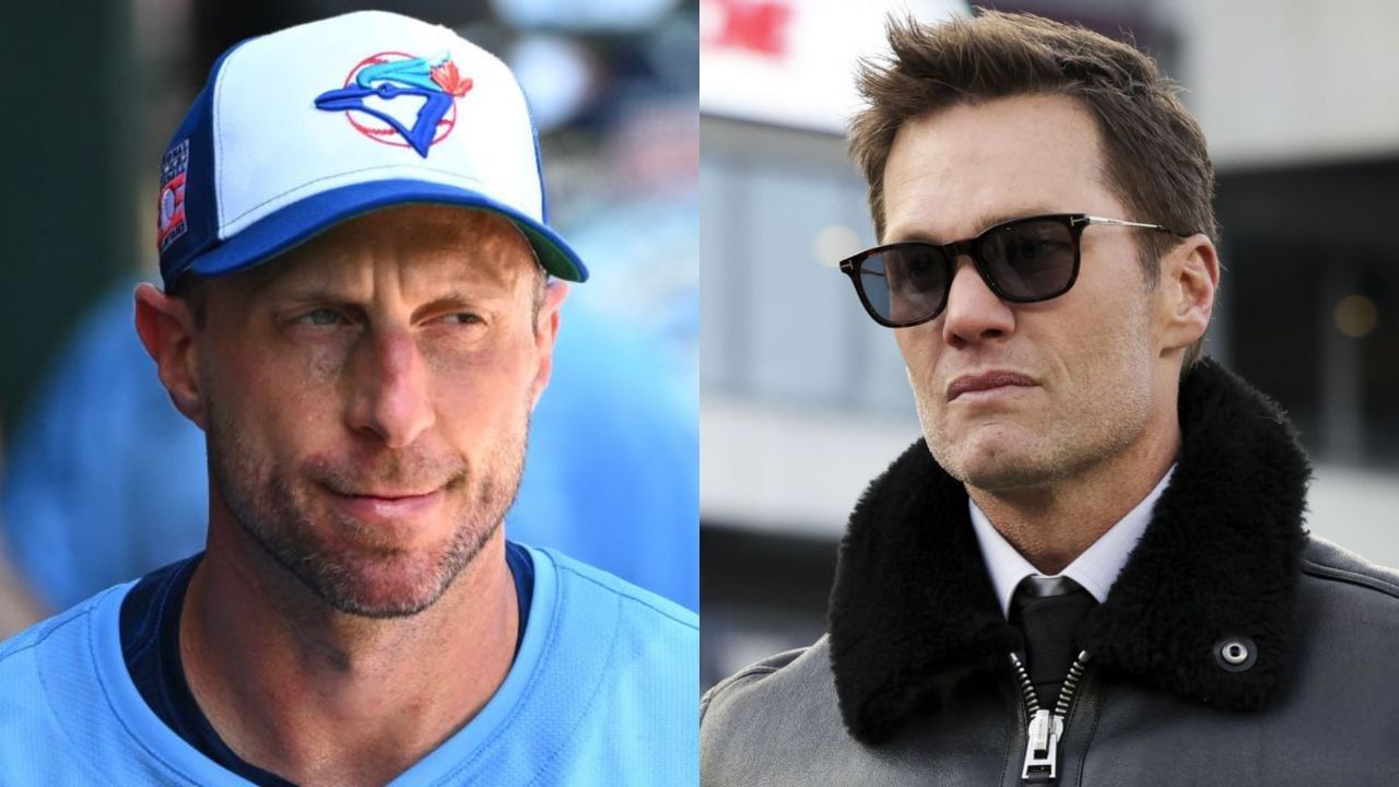 Max Scherzer (L), Tom Brady (R) (Images from - Getty)