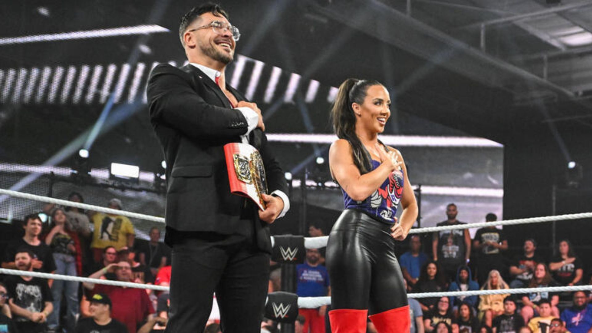 Ethan Page and Chelsea Green on NXT! [Image credit: WWE.com]