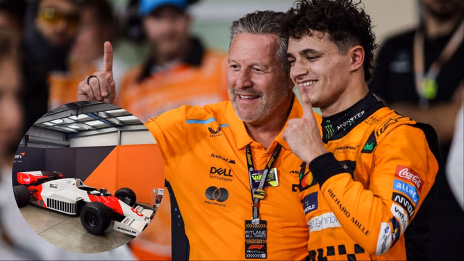 Lando Norris’ boss shows off iconic McLaren F1 car ‘hanging out’
