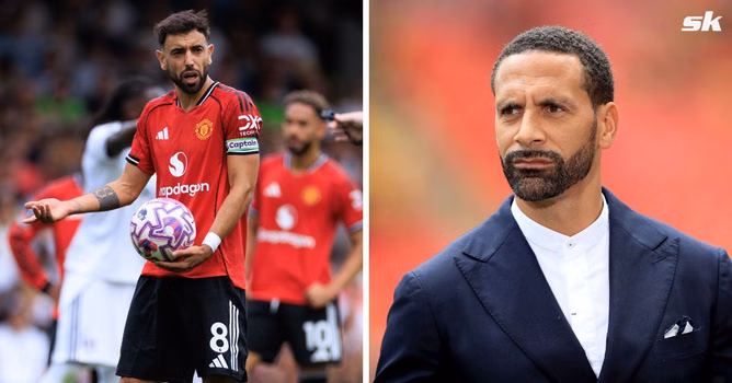 Rio Ferdinand makes feelings clear about Bruno Fernandes blaming referee after Manchester United penalty miss