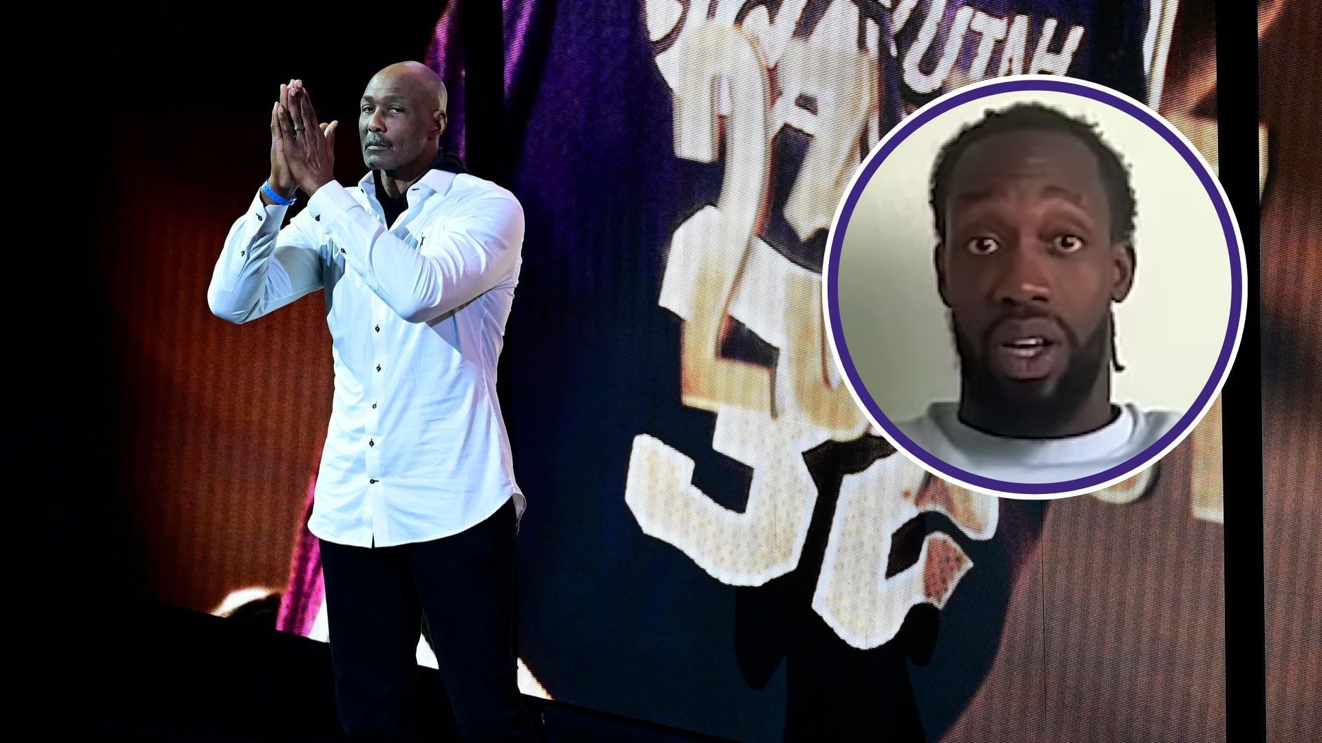 Patrick Beverley staggered over Karl Malone