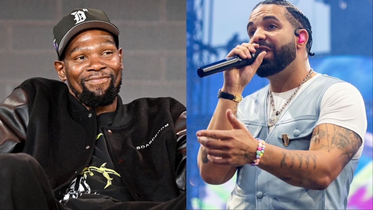 Kevin Durant was spotted at Drake