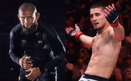 Khamzat Chimaev shares three-word reaction to undefeated teammate's comeback win in UFC debut