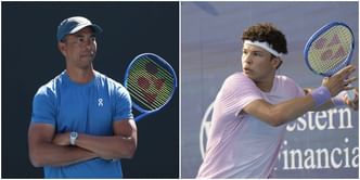 "It's not fair" - Ben Shelton's father Bryan jokes about getting beaten by American in career goals just months into his career
