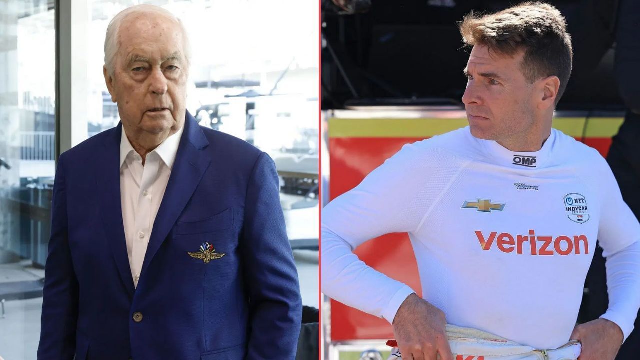 Team Penske owner Roger Penske and Will Power | Image via Getty