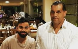 "Photo khichni hai kya?" - Great Khali reveals interesting story of meeting Virat Kohli