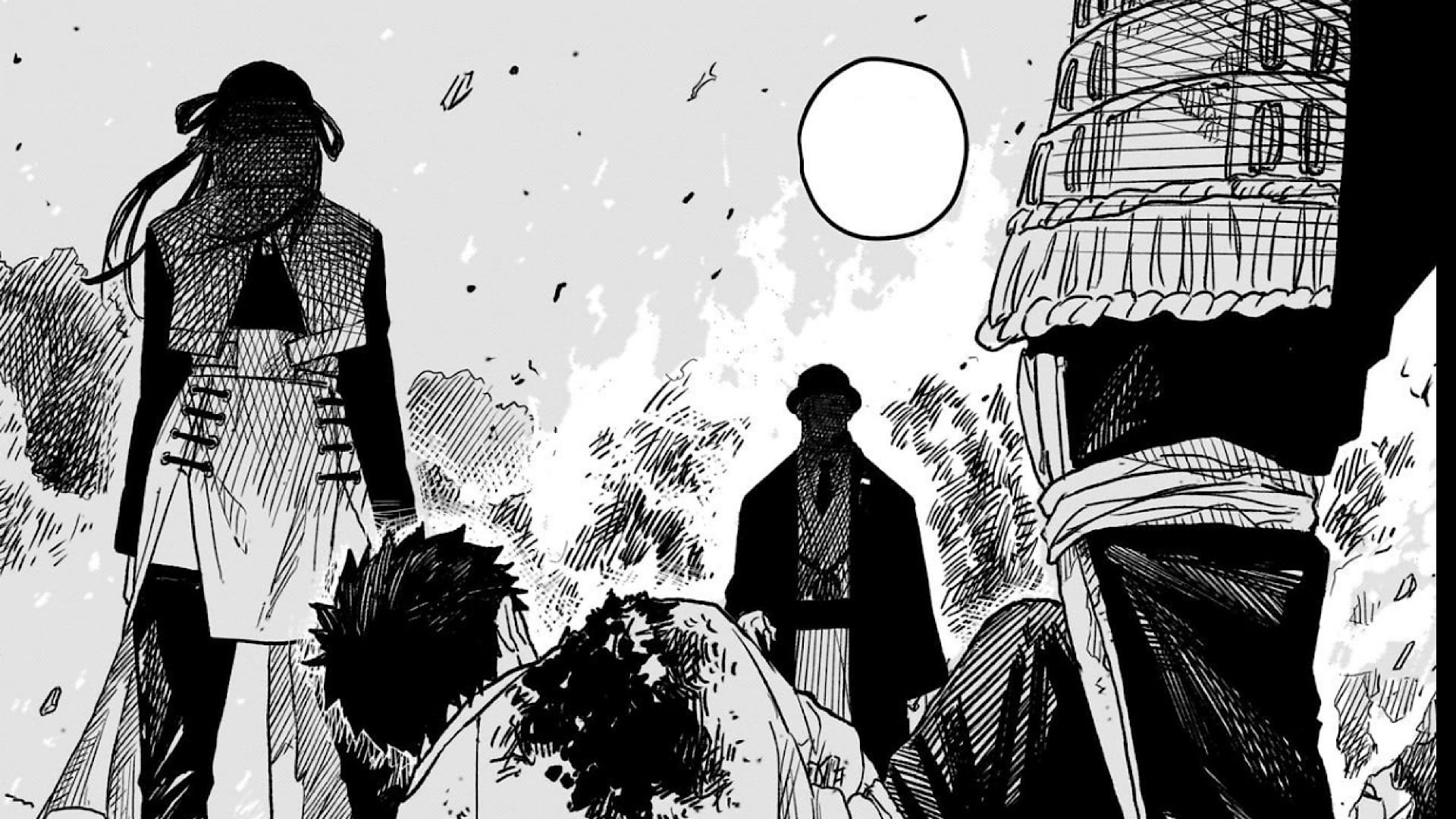 Kagurabachi is told from Chihiro&#039;s perspective, and that paints Kunishige as noble (Image via Shueisha)