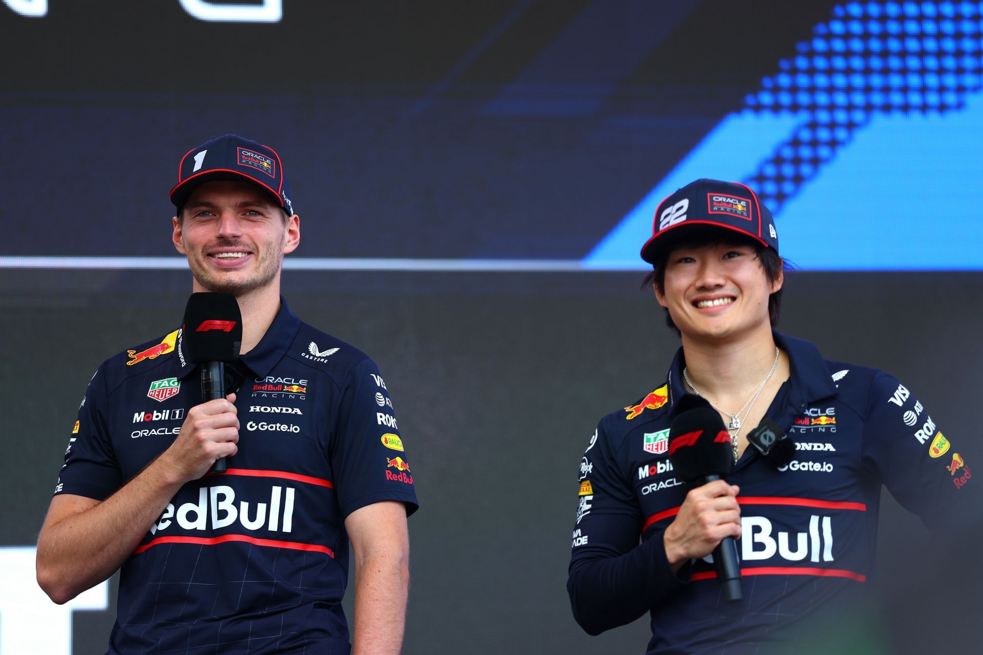 Max Verstappen and Yuki Tsunoda at the Hungarian Grand Prix - Source: Getty