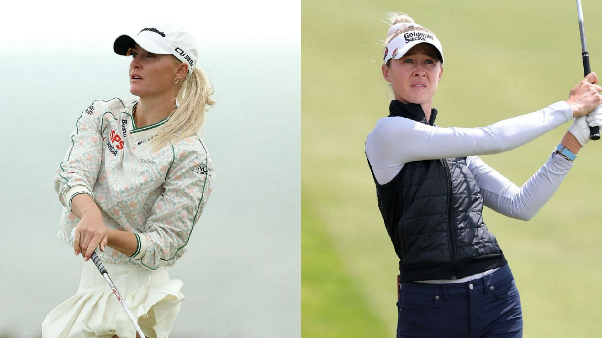 Charley Hull (on left) and Nelly Korda (on right) / Source: Getty Images