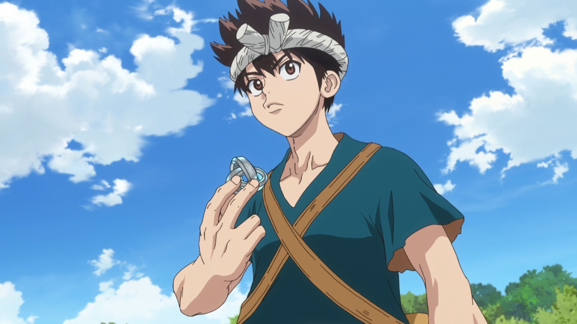 Chrome as seen in Dr. Stone: Science Future part 2 episode 6 (Image via TMS Entertainment)