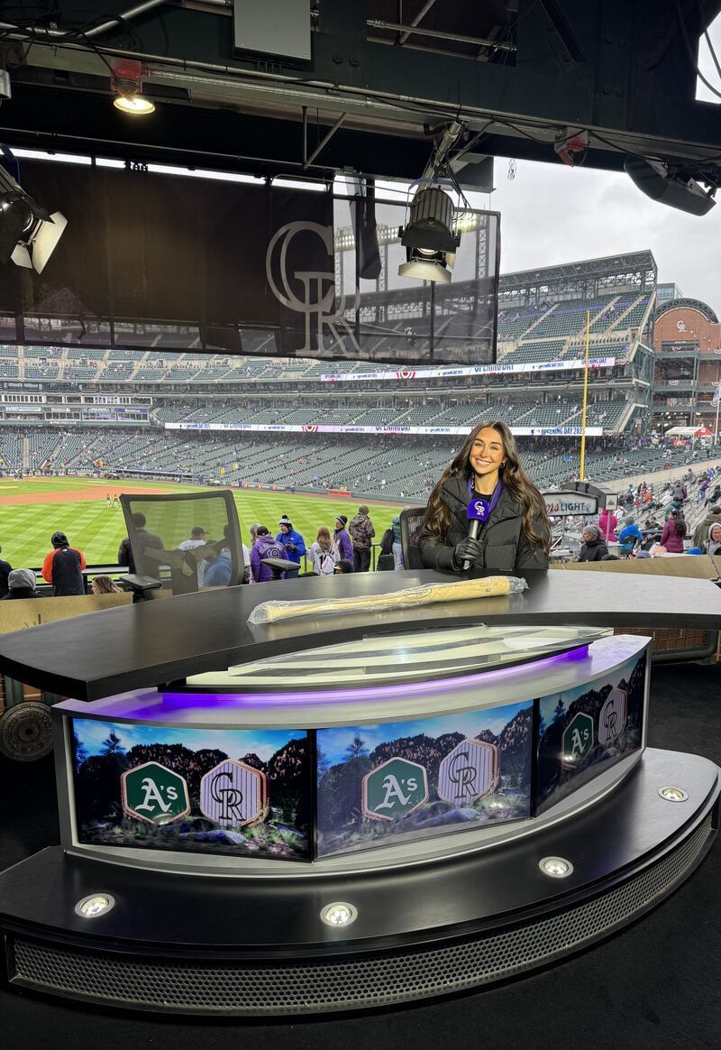Gianna Girardi shared a post on her social media platform that she has officially joined as the in- game host for the Rockies,(Via Linkedln)