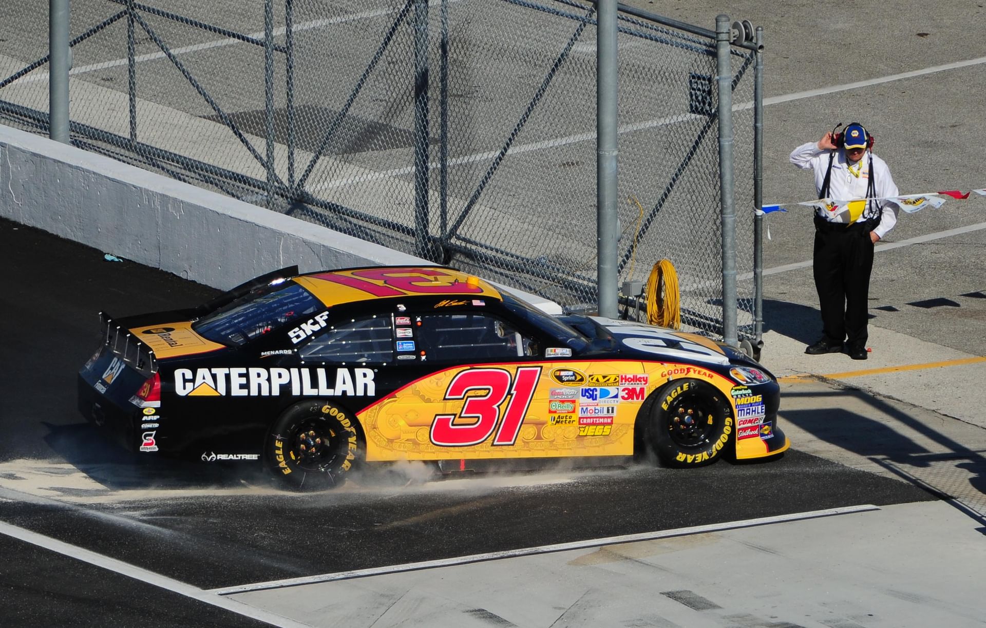 Jeff Burton, after blowing an engine during the 2011 Daytona 500. Source: Imagn