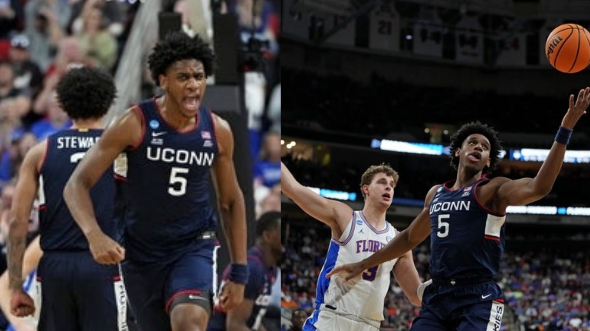 UConn power forward Tarris Reed Jr (Image Source: IMAGN)