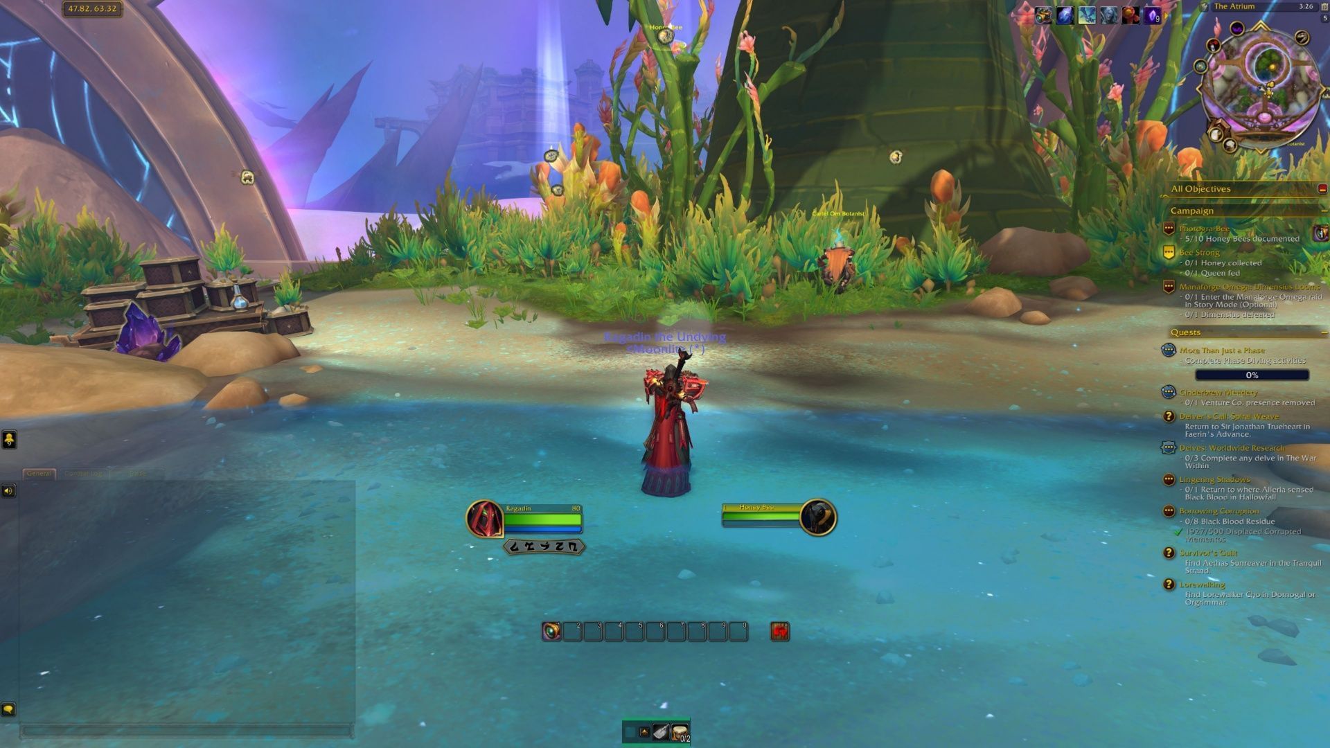 This is the best-case scenario: lots of bees together at once for an easy photo (Image via Blizzard Entertainment)