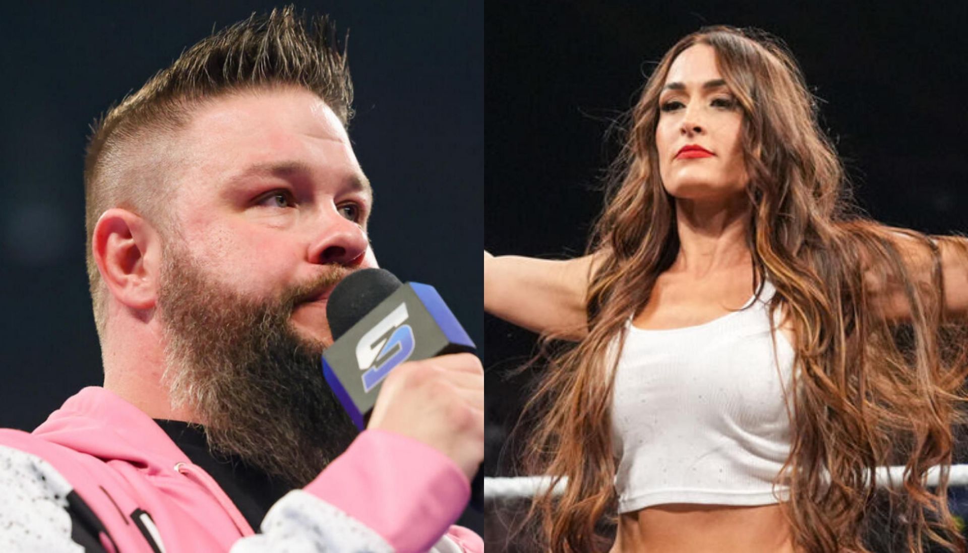 Kevin Owens (left), Nikki Bella (right)   [Image Credits: wwe.com]