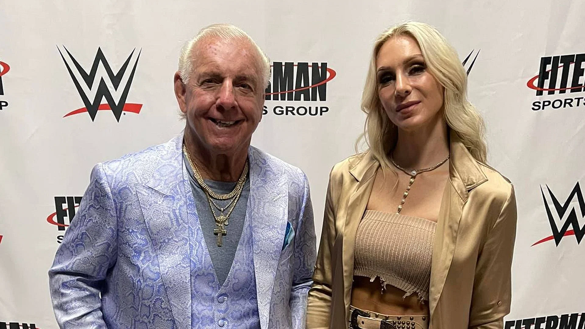 Ric &amp; Charlotte Flair [Image credits: Ric Flair
