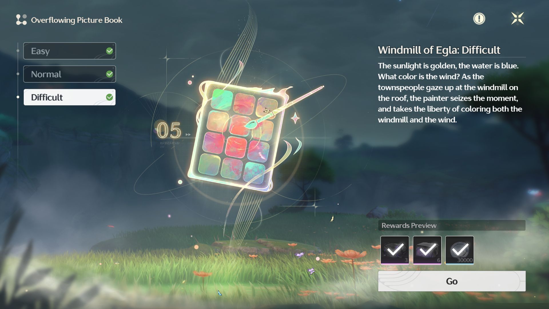 Overflowing Picture Book Day 5 - Windmill of Egla guide (Image via Kuro Games)