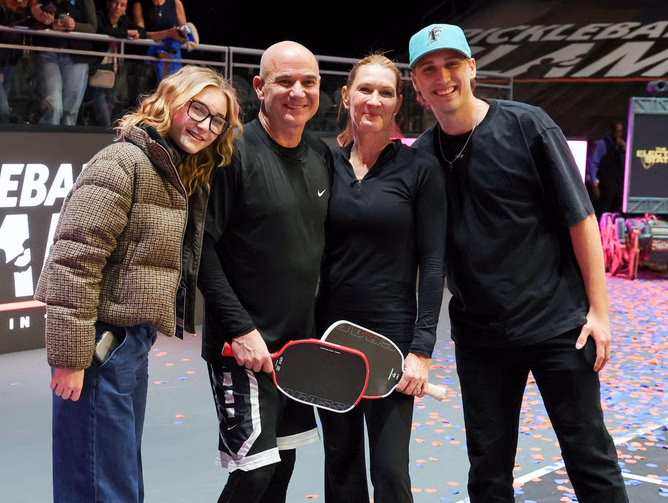 Andre Agassi and Steffi Graf's daughter Jaz shares rare glimpse of boyfriend Parker Aquino as she shows off their US Open outing