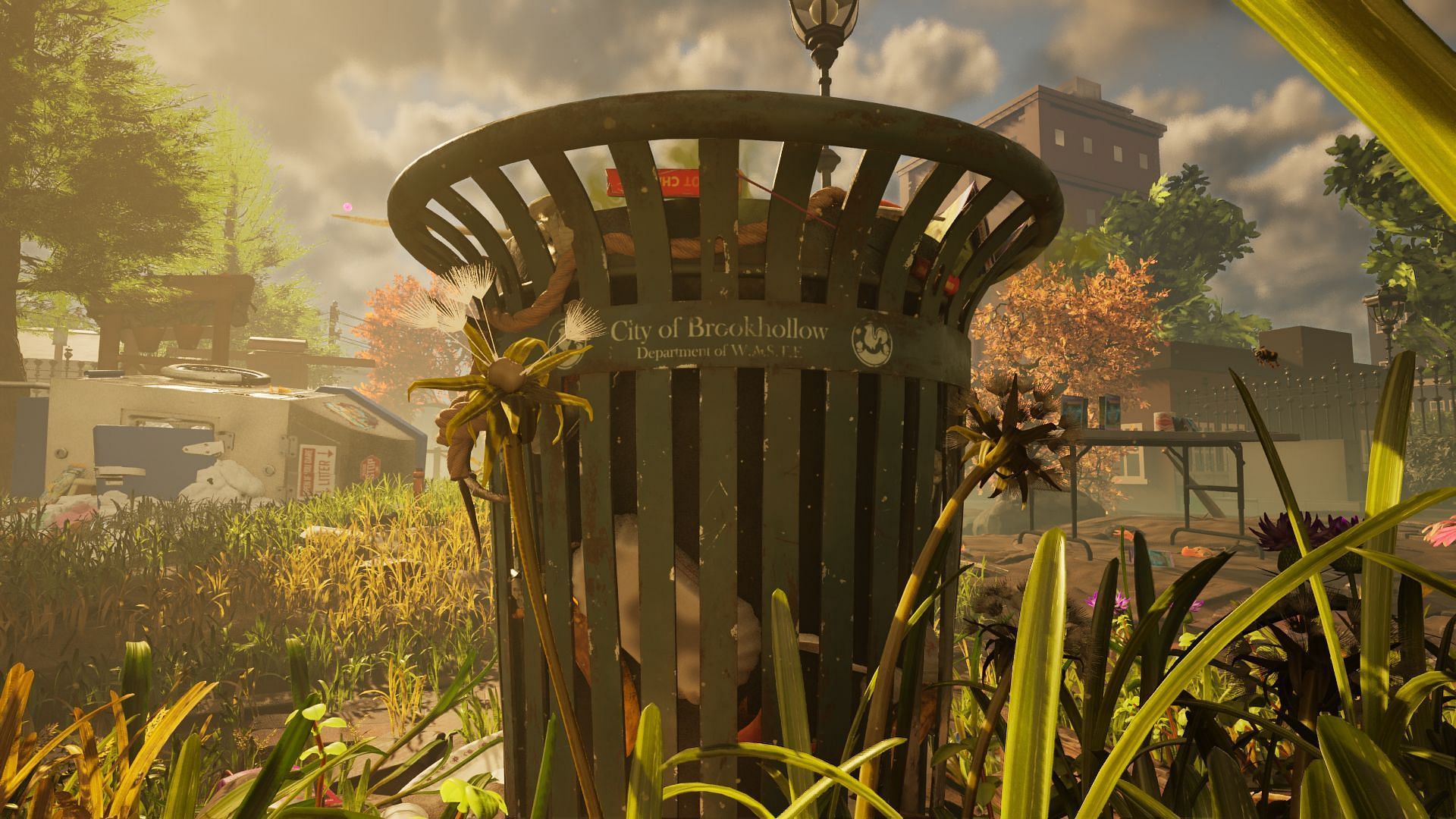 The garbage bin is the most challenging climb in Grounded 2 (Image via Obsidian Entertainment)