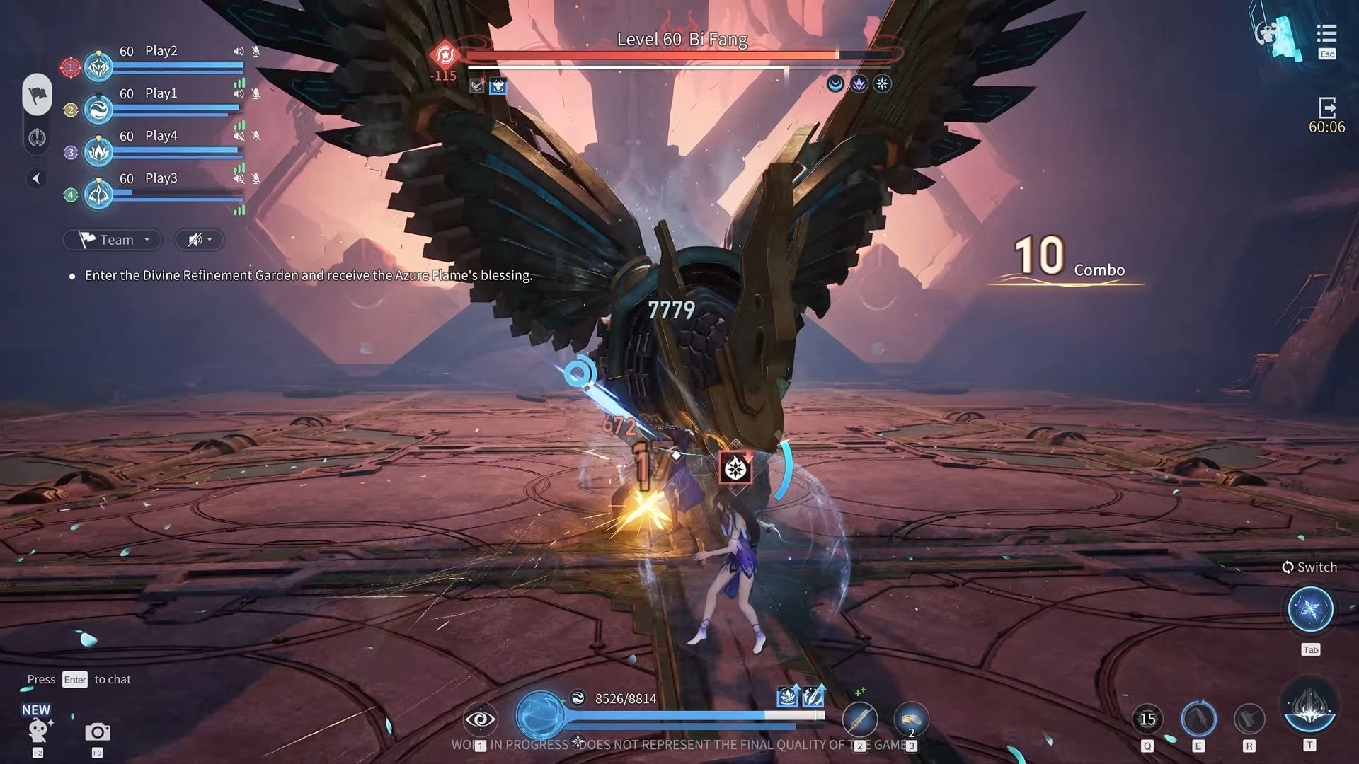 Combat looks polished (Image via Tencent Games)