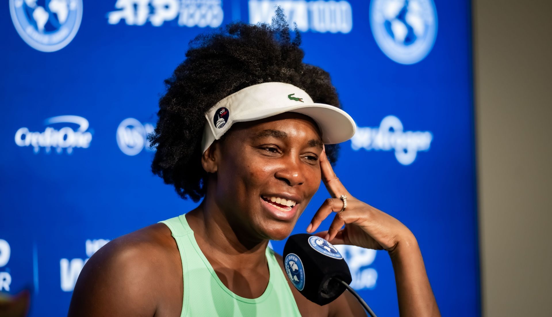 Serena Williams&#039; sister Venus Williams at the Cincinnati Open 2025 - Day 1 - Source: Getty