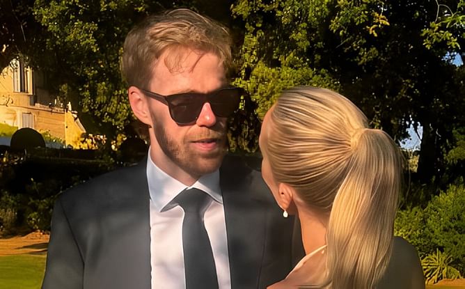 Connor McDavid and wife Lauren drops their much-awaited first look from Leon Draisiatl’s wedding ceremony
