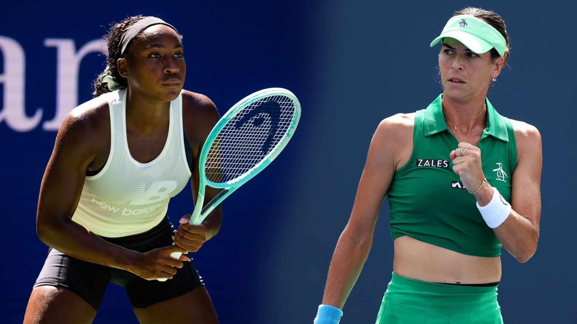Coco Gauff vs Ajla Tomljanovic is one of the first-round matches at the US Open 2025. (Photos: Getty)