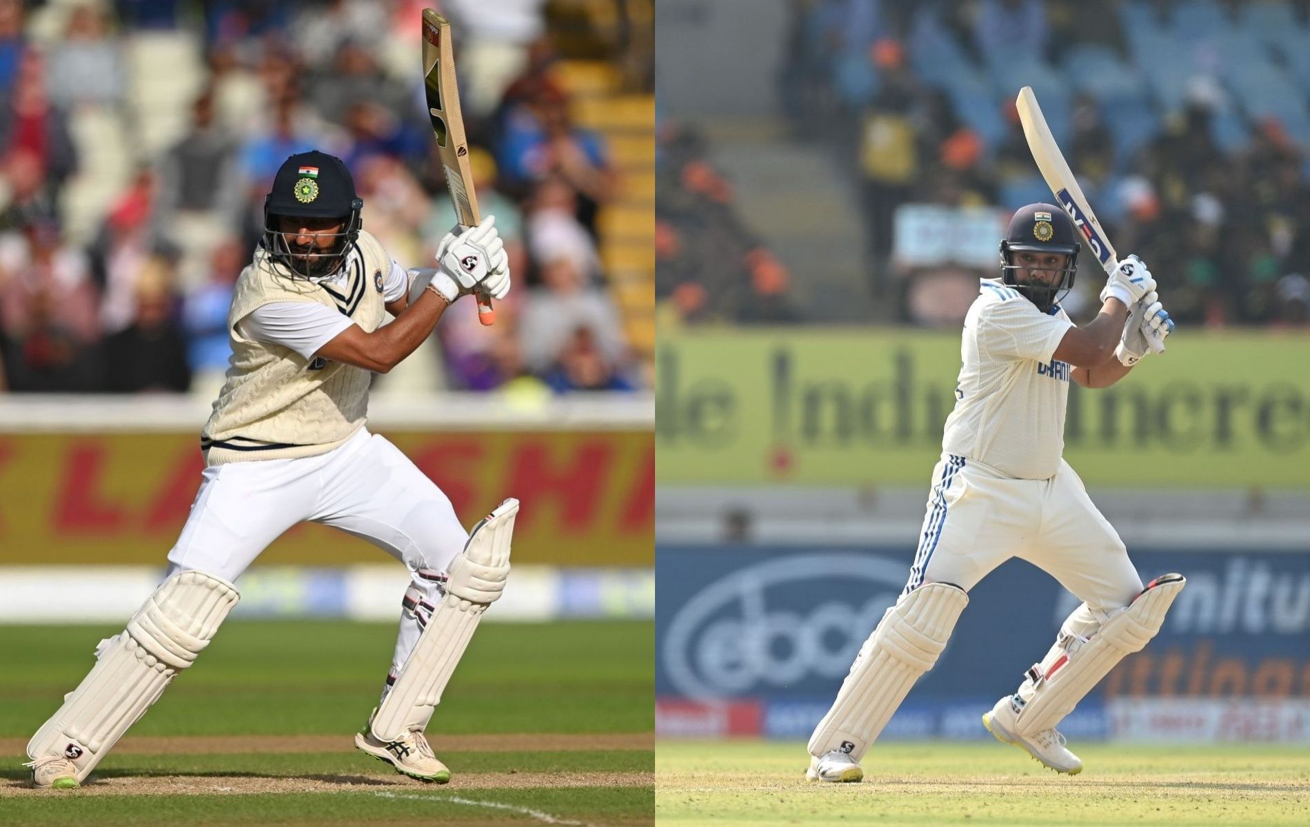 Cheteshwar Pujara, Rohit Sharma