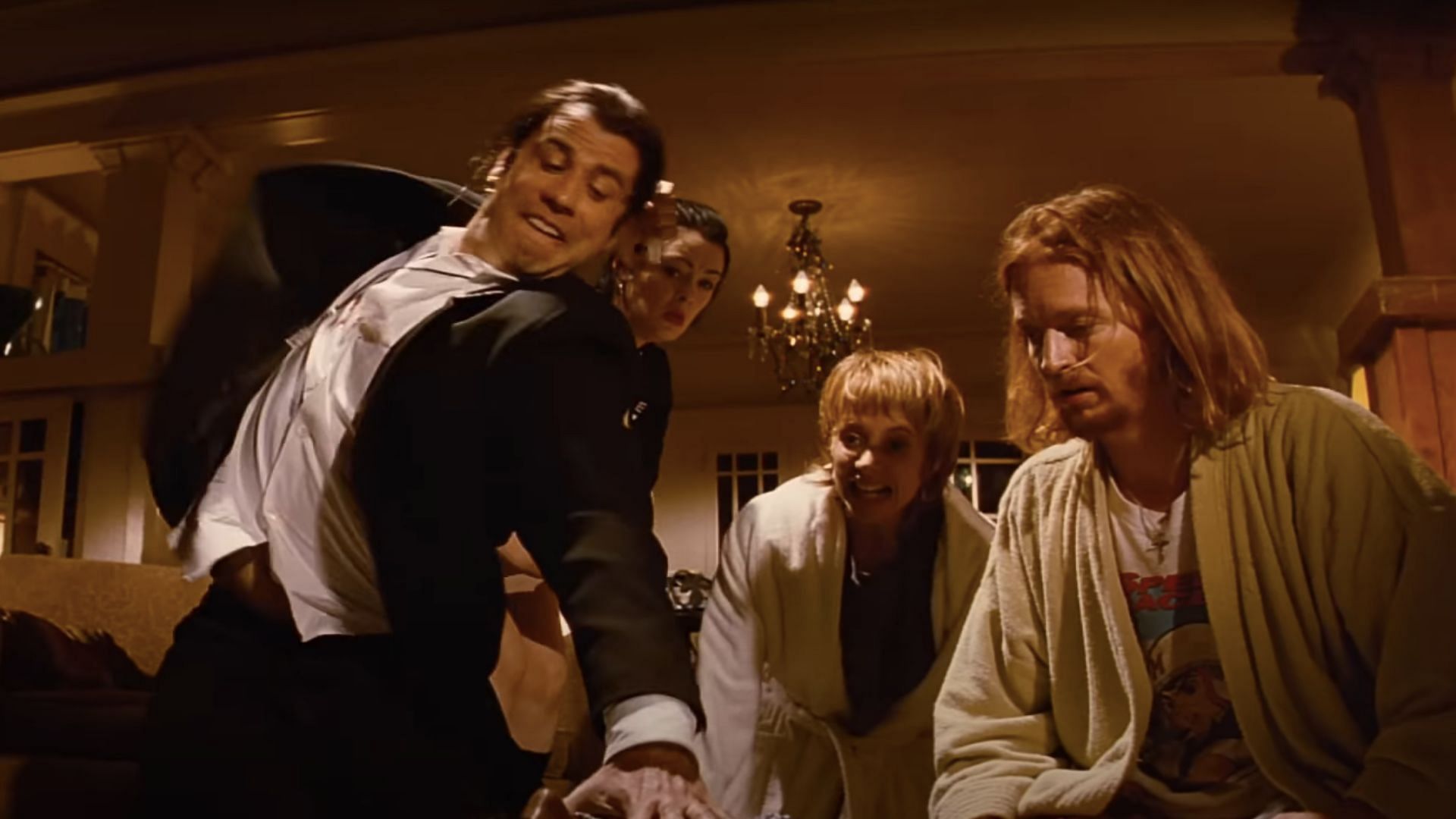 Vega tries to revive Mia from an overdose (Image via Paramount+)