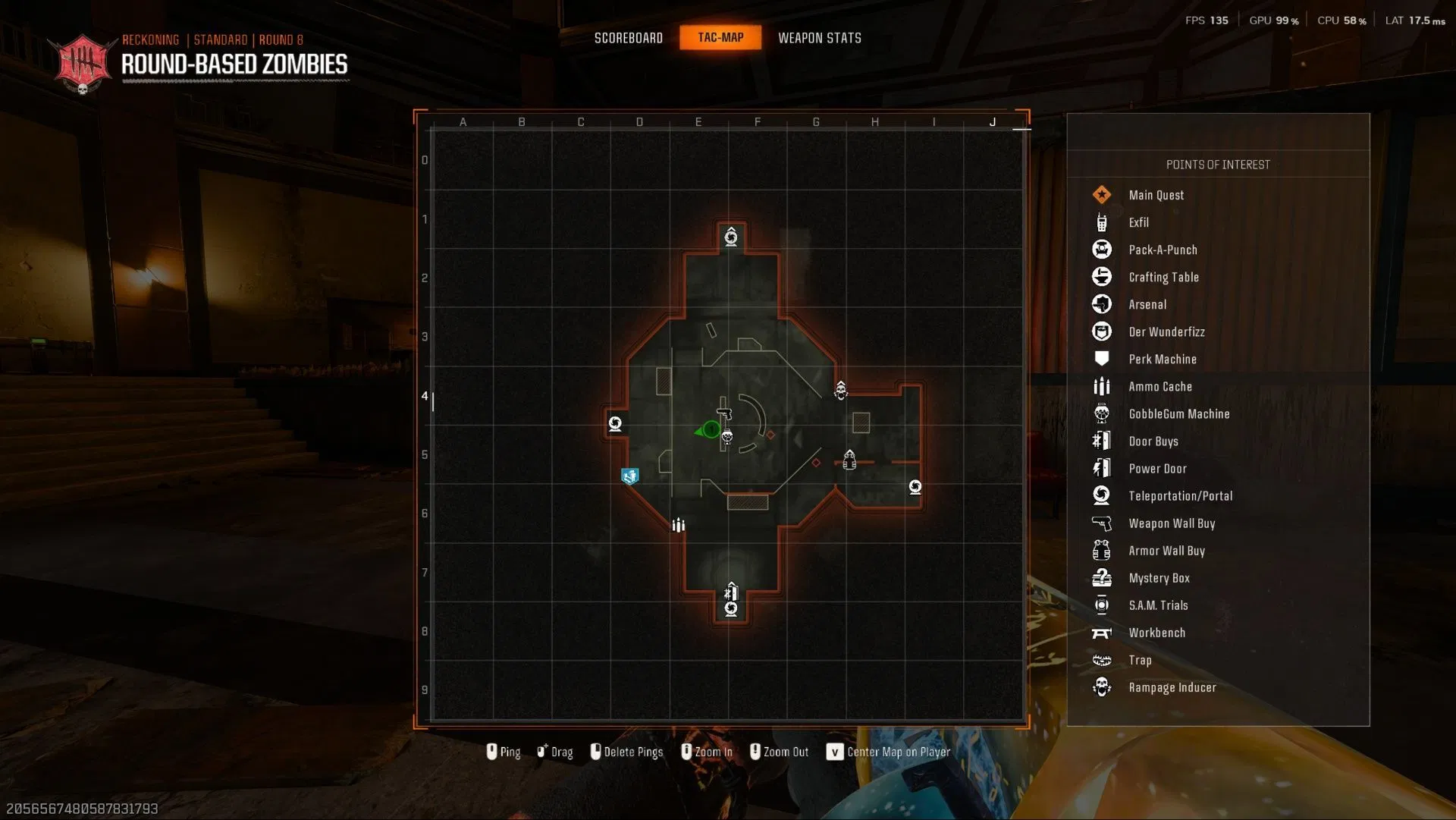 T1 Project Janus Reception region (Image via Sportskeeda Gaming || Activision)