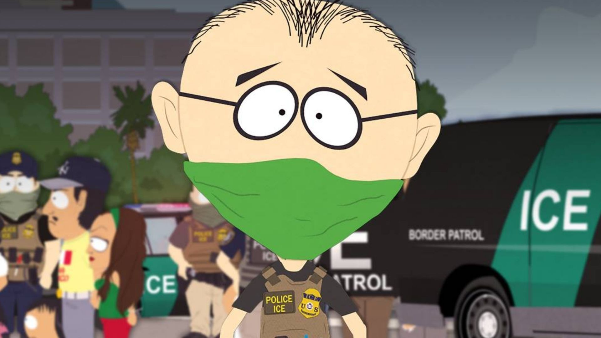 Mr. Mackey joins the ICE (Image via YouTube/South Park Studios)