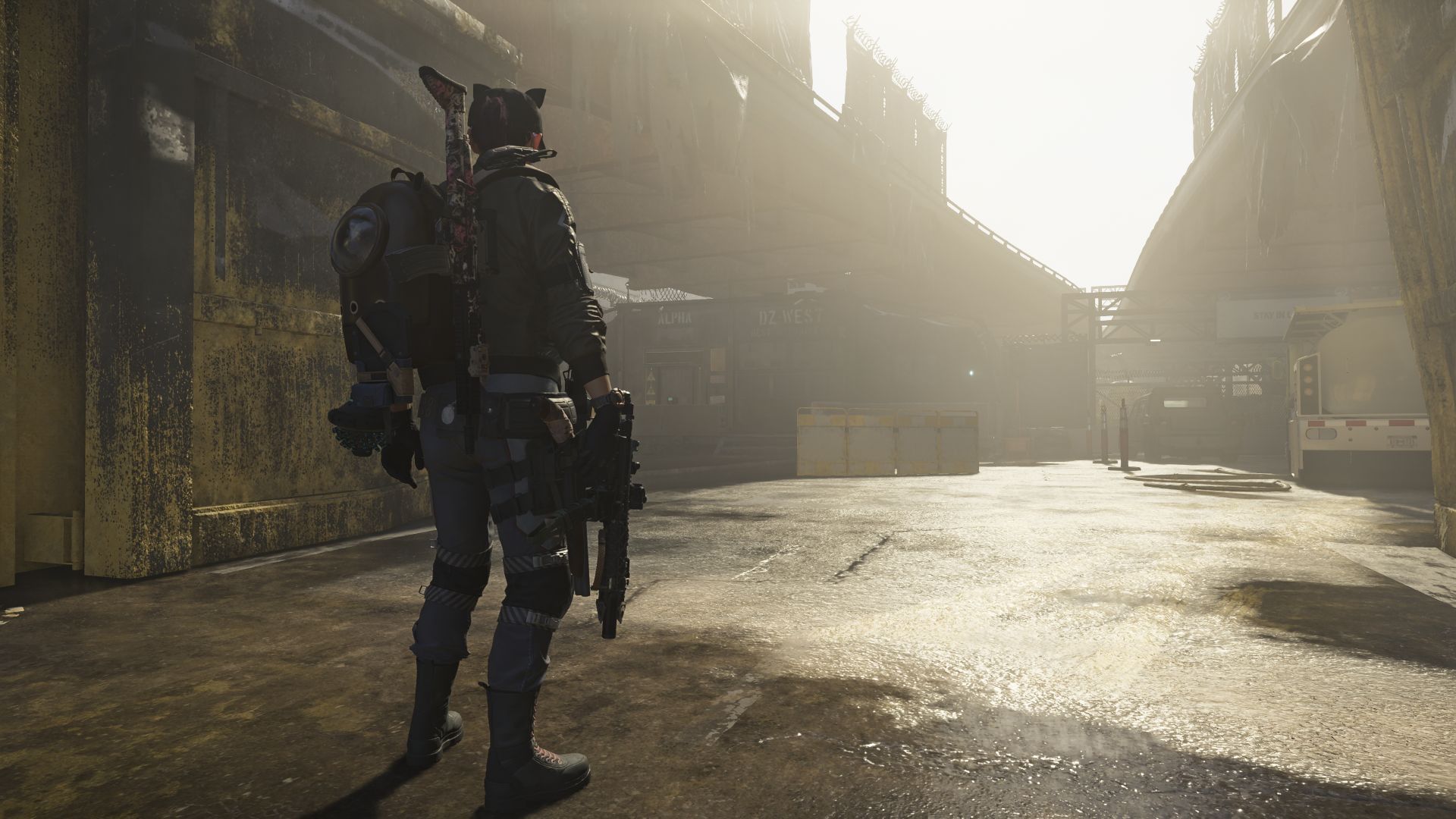 The Division 2 Dark Zone entrance.