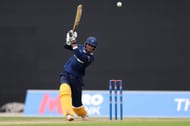 Tilak Varma in action for Hampshire in a Metro Bank One Day Cup match in Southampton (Image Credits: Getty Images)