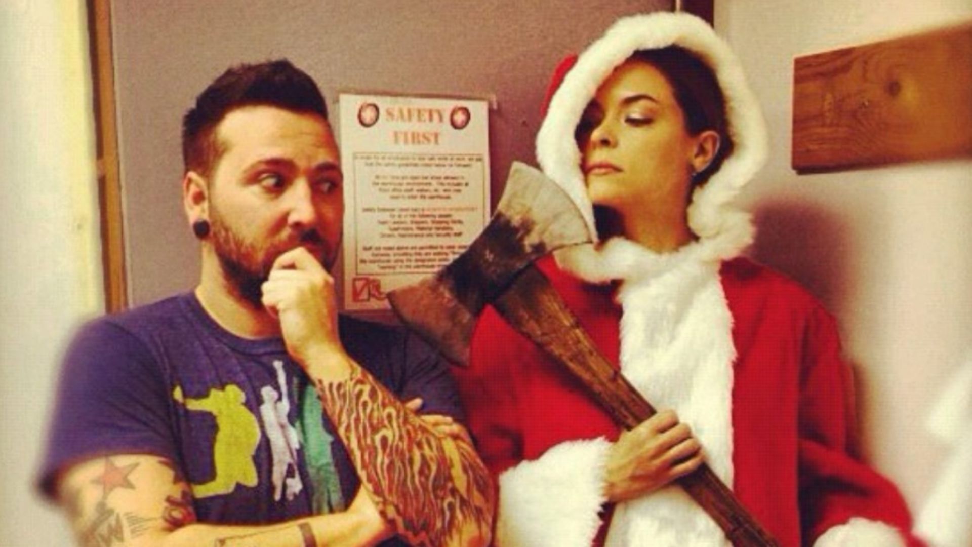 Jaime King shines in her role in Silent Night (Image via Steven C. Miller Instagram)