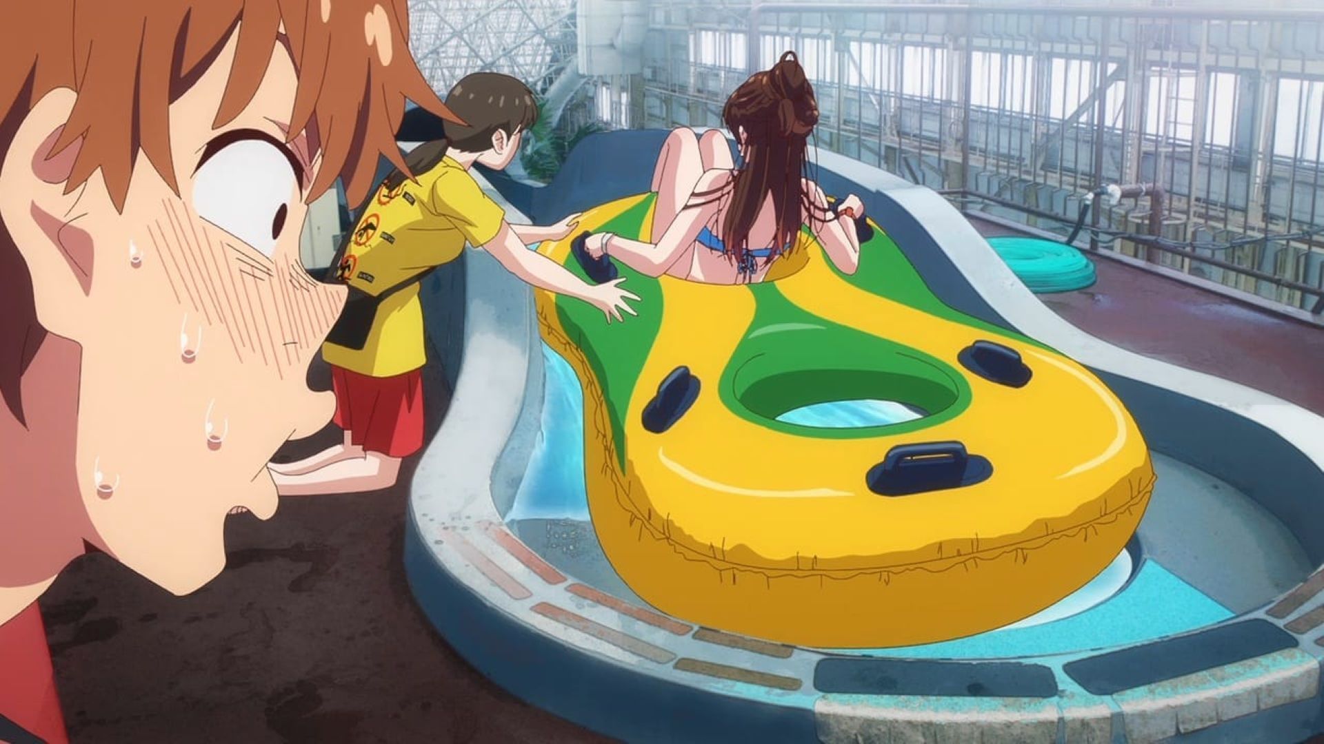 Chizuru tries a floater (Image via TMS Entertainment)