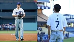 “This is so cute”: Fans in awe over BTS’ Taehyung’s calm fries-eating moment while managers scramble to protect him from a flying ball at Dodgers game