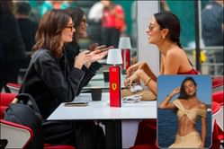 Carlos Sainz's girlfriend Rebecca Donaldson drops a 1-word reaction to Charles Leclerc's partner's post