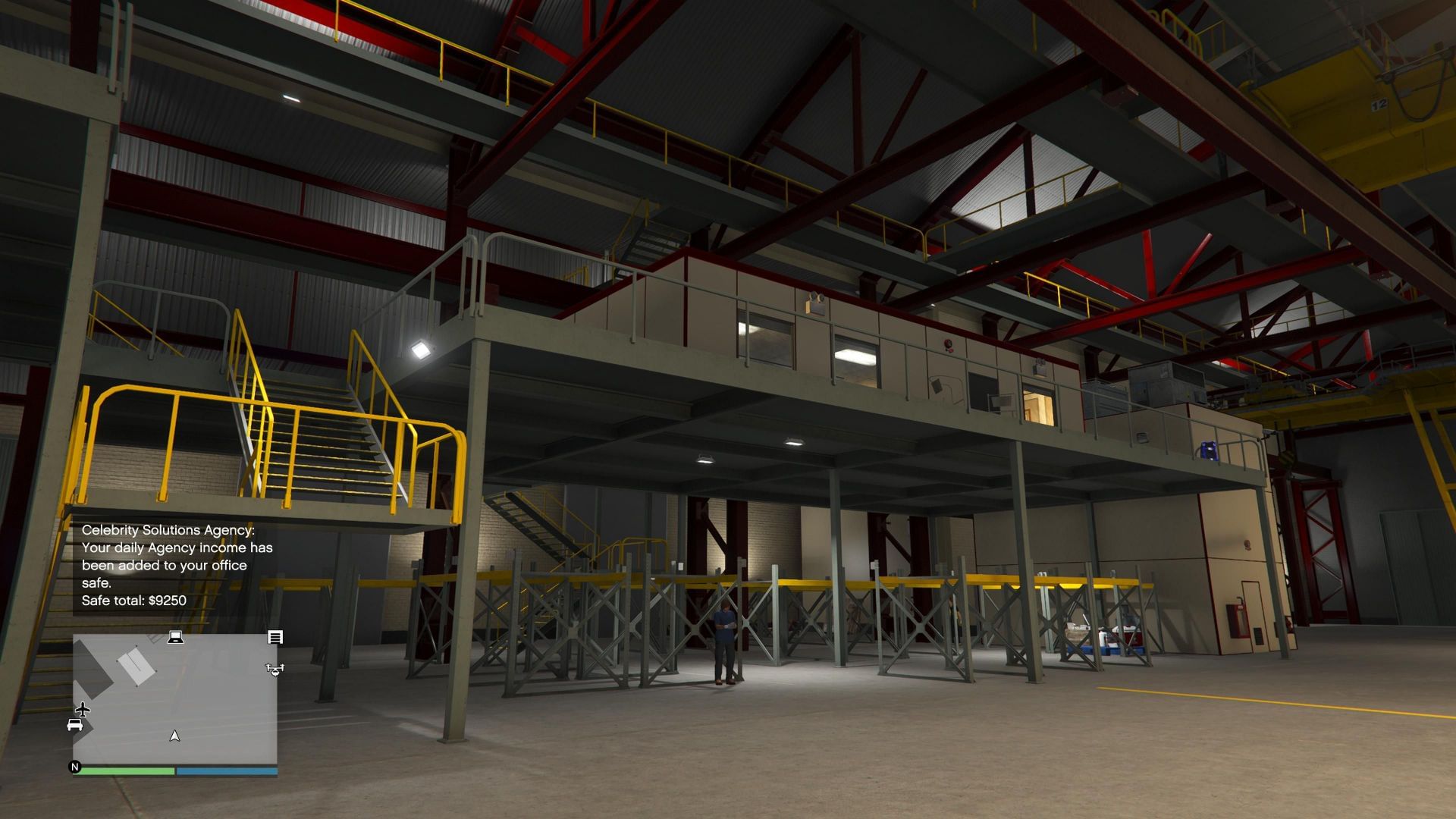 GTA 5 Online Smuggler&#039;s Run business guide: The office is on the upper deck (Image via Rockstar Games)