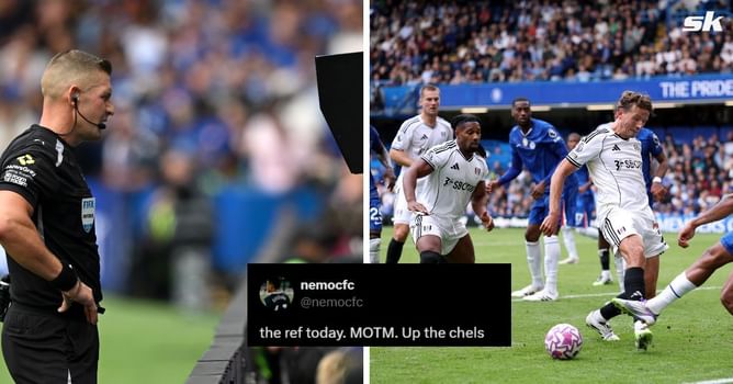 "It’s so blatantly corrupt", "Shame on the referee" - Fans react as Chelsea defeat Fulham 2-0 in Premier League clash