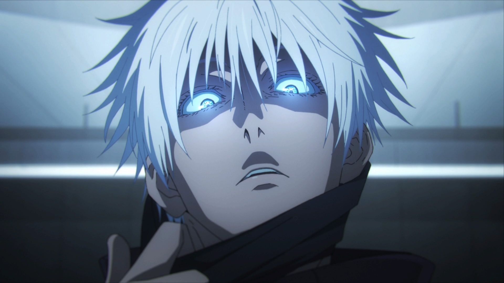Satoru Gojo as seen in the Jujutsu Kaisen anime (Image via MAPPA)