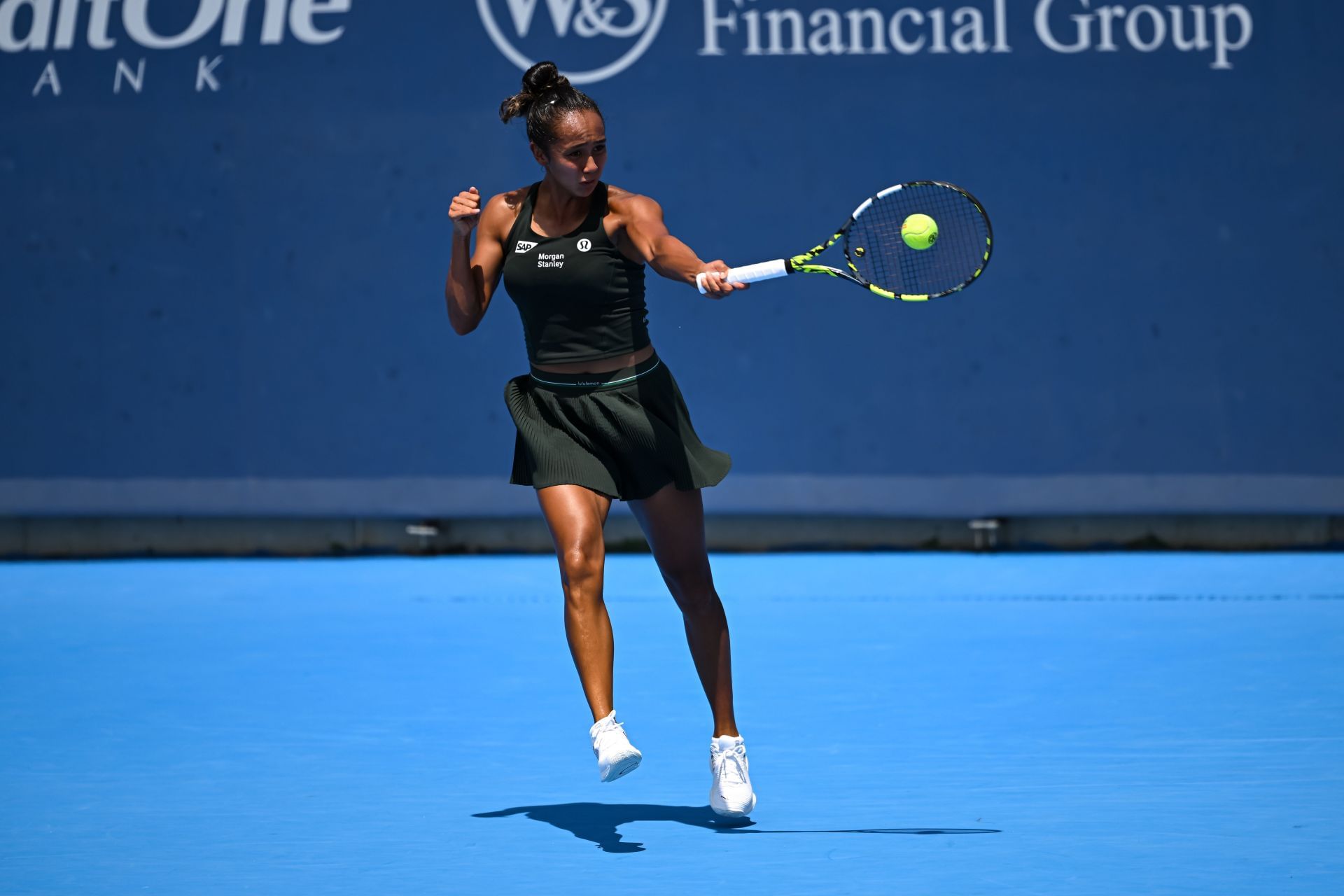 Leylah Fernandez at the Cincinnati Open 2025 - Source: Getty