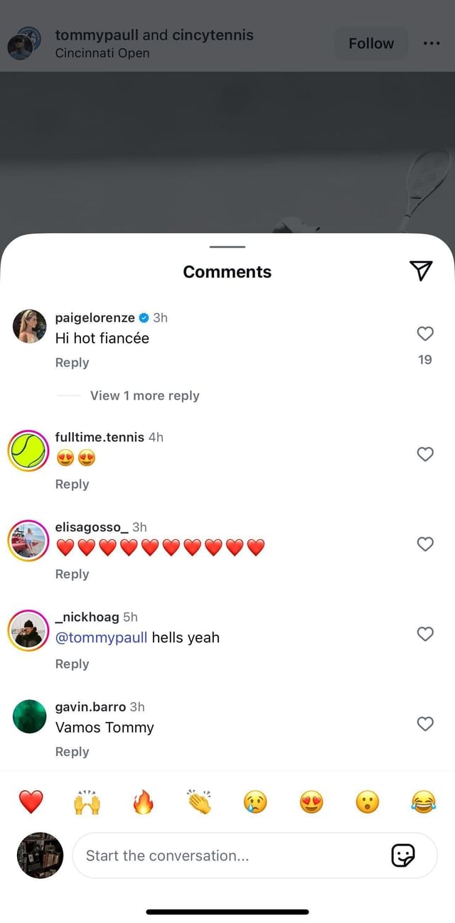 Tommy Paul'S Fiancée Shares Their Beautiful Engagement Story. - c2s50lh