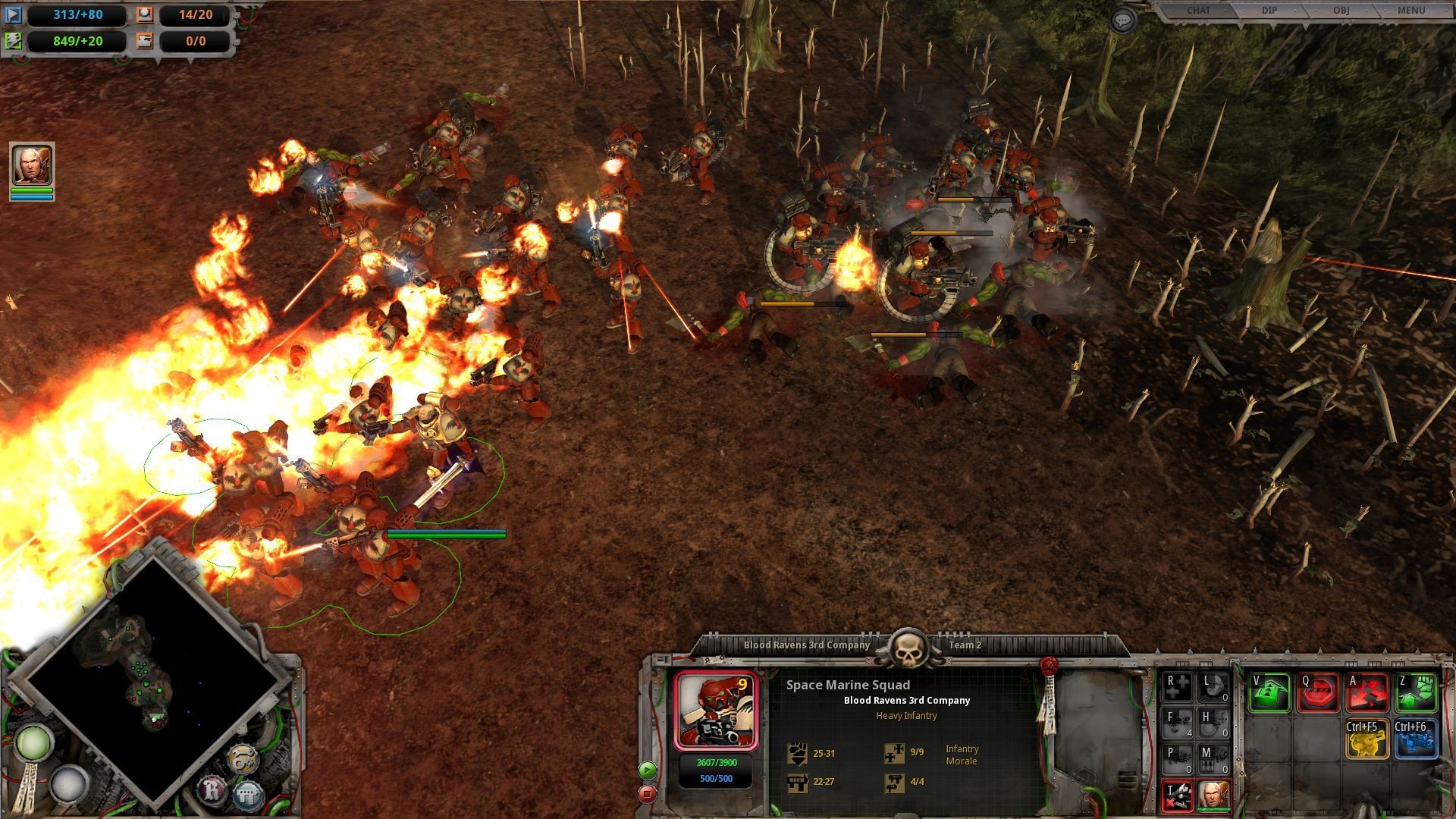 Warhammer 40,000: Dawn of War - Definitive Edition has its cinematic moments (Image via Relic Entertainment)