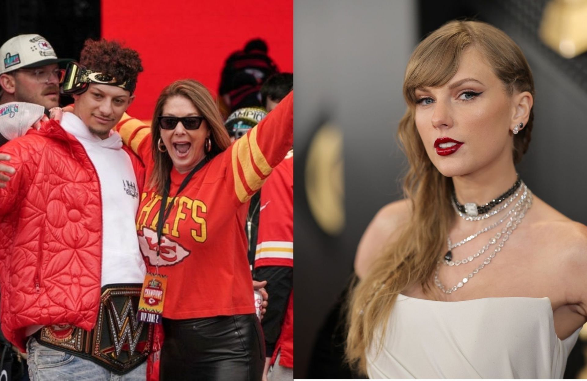 Patrick Mahomes&rsquo; mom Randi drops 4-word reaction as Taylor Swift