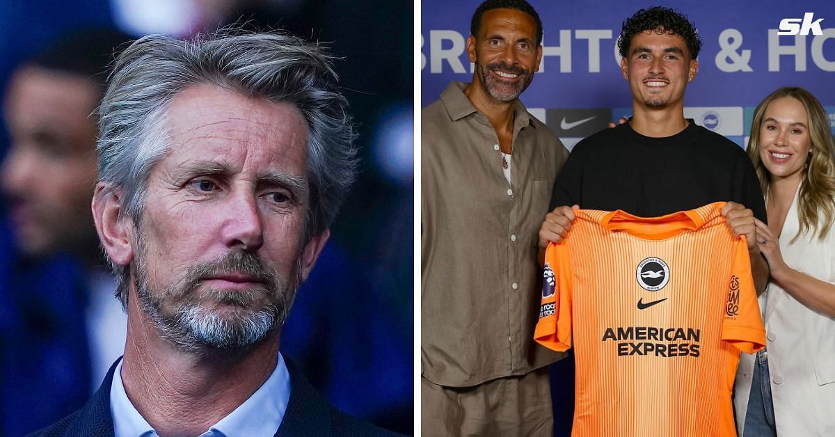 Manchester United hero Edwin van der Sar sends message after Rio Ferdinand’s son Lorenz signs first professional contract as goalkeeper at Brighton