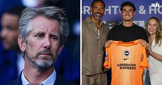 Manchester United hero Edwin van der Sar sends message after Rio Ferdinand’s son Lorenz signs first professional contract as goalkeeper at Brighton