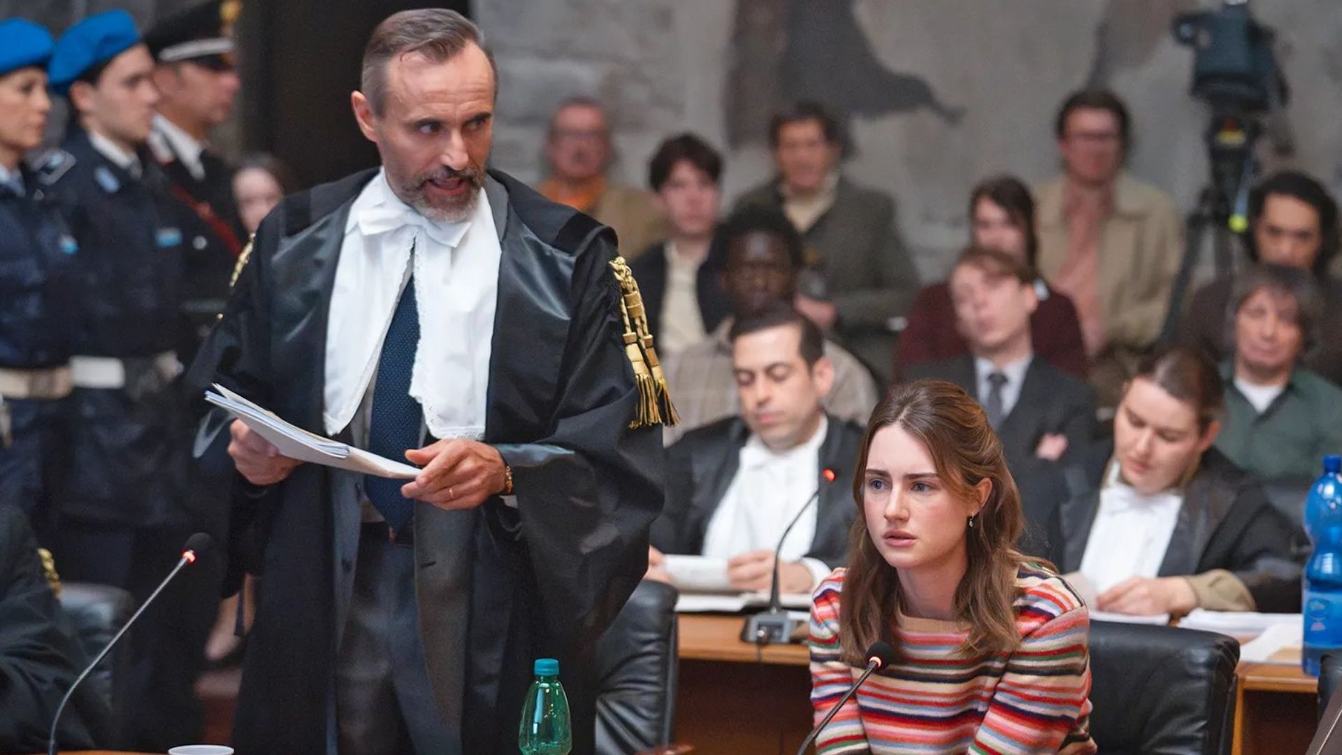A still from The Twisted Tale of Amanda Knox (Image via Hulu)
