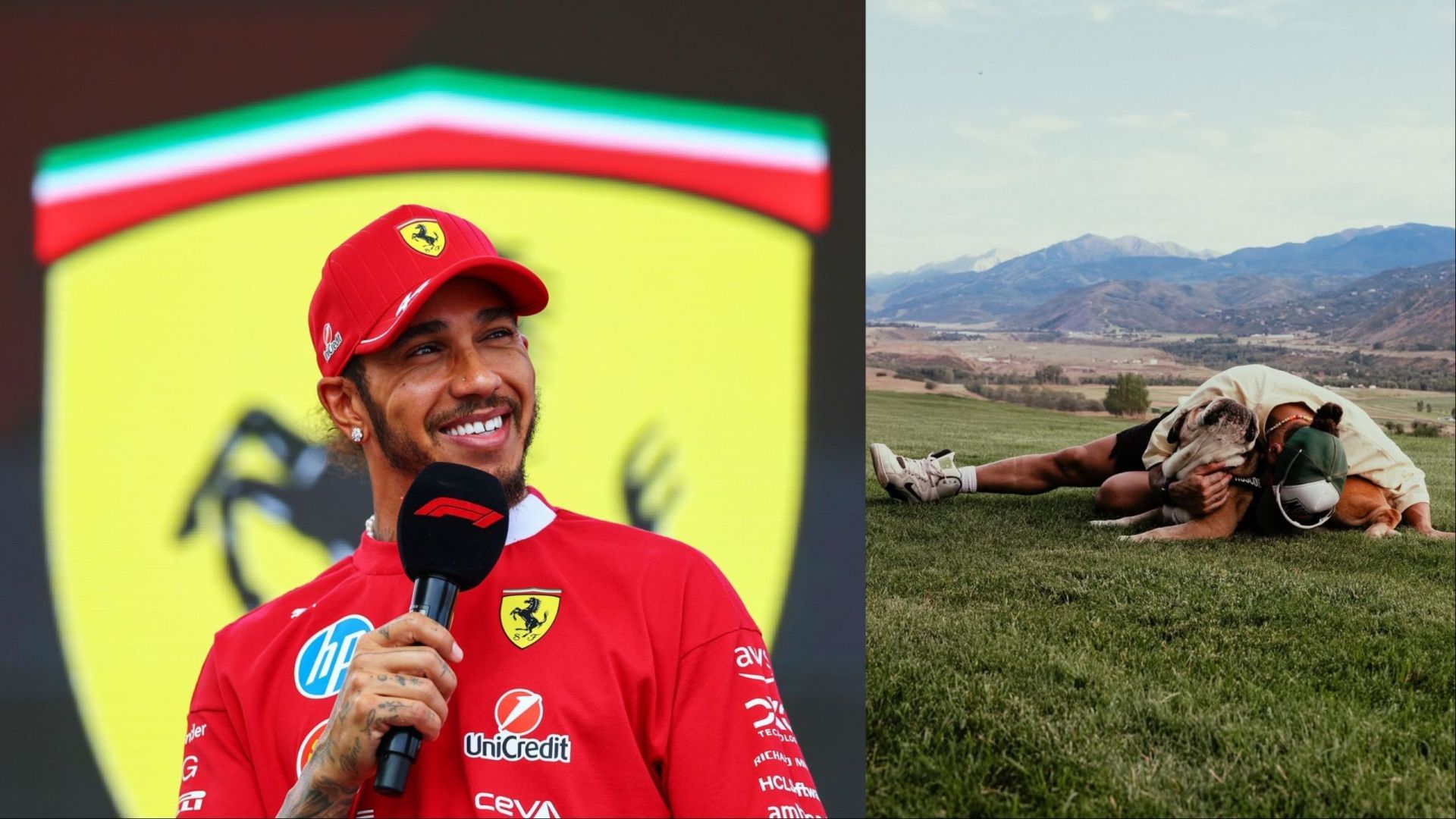 Image Credits: Getty, L: Lewis Hamilton, R: X@LewisHamilton