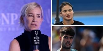 "Like hearing it from Emma Raducanu wasn't enough" - Fans annoyed by Chris Evert having to shut down 'pathetic' question about Carlos Alcaraz & Brit